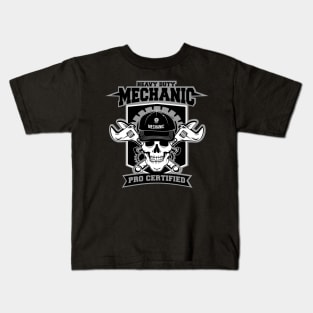 skull Mechanic Kids T-Shirt